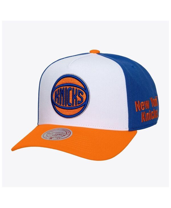 ミッチェルネス メンズ アクセサリー 帽子 Mitchell Ness Mens White New Yorknicks Hardwood Classics Legendary Away ProPin