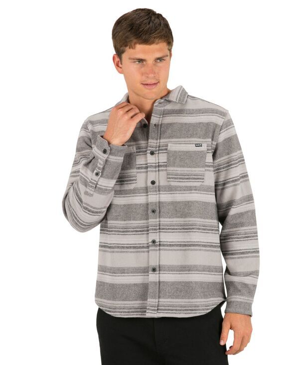 ハーレー メンズ トップス シャツ Hurley Mens Newberg Heavyweight Flannel RegularFit Shirt Particle 18,536円
