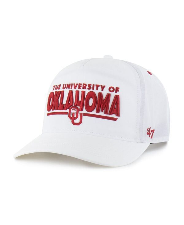 47 ブランド メンズ アクセサリー 帽子 47 Brand Mens and Womens 47 White Oklahoma Sooners brrr Expressway Hitch Adjus 10,991円