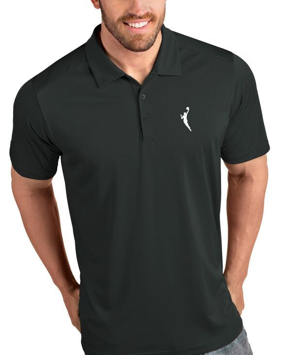 アンティグア メンズ トップス ポロシャツ ロゴ Antigua Mens Charcoal WNBA Logowoman Tribute Polo Shirt Charcoal チャコール 18,360円