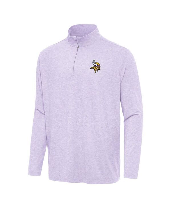 アンティグア メンズ アウター ジャケット・ブルゾン Antigua Mens Lavender Minnesota Vikings Hunk QuarterZip Jacket Lavender ラ