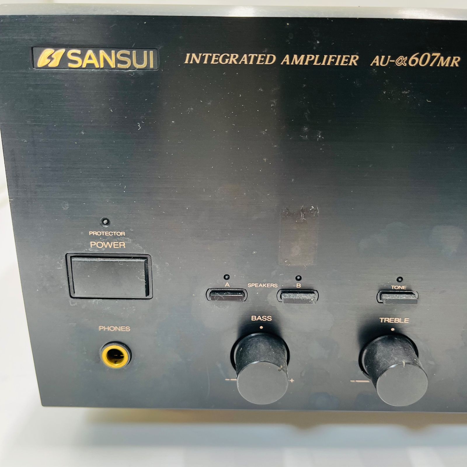 ジャンク品】SANSUI/サンスイ/AU-α607MR/プリメインアンプ/通電のみ