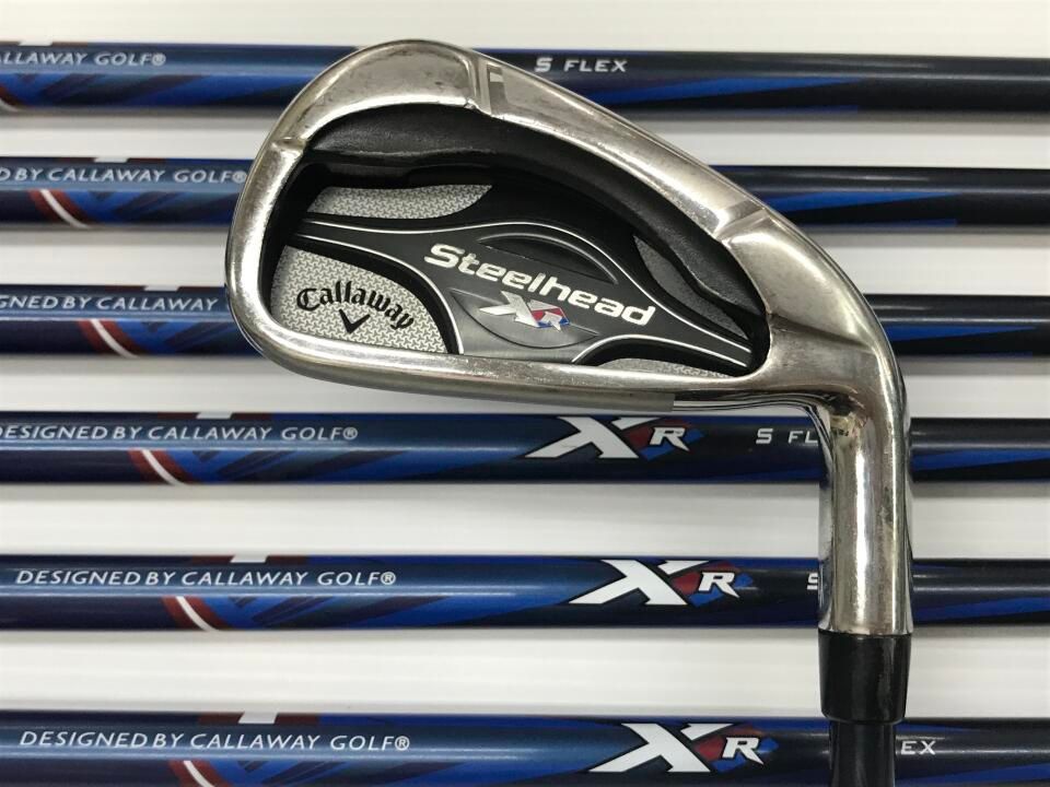 キャロウェイ Steelhead XR アイアンセット 5-P DG S200 キャロウェイ Steelhead XR XR Sフレックス アイアンセット 中古【最短