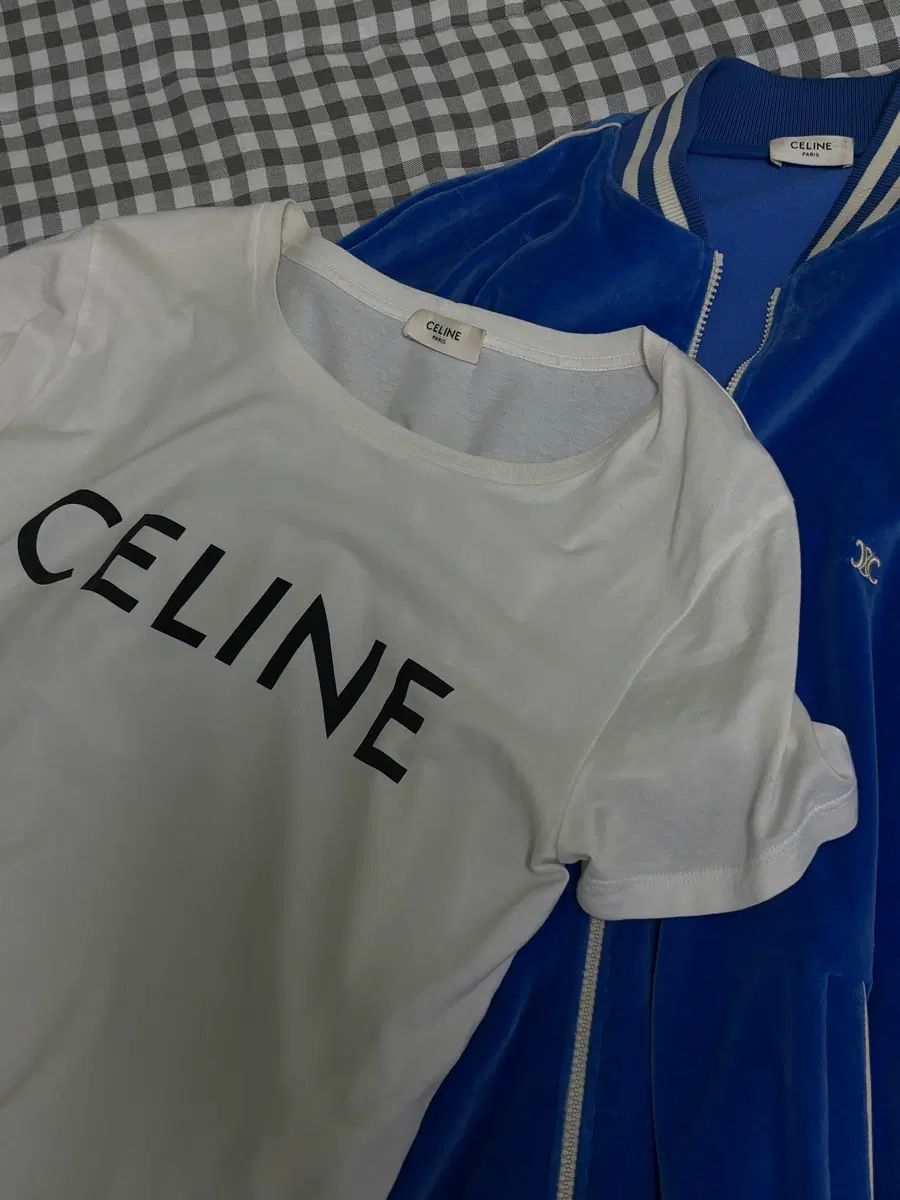 Celine トリオンフ ベロアジャージ ブルー COLOR XSトレーナー・スウェット