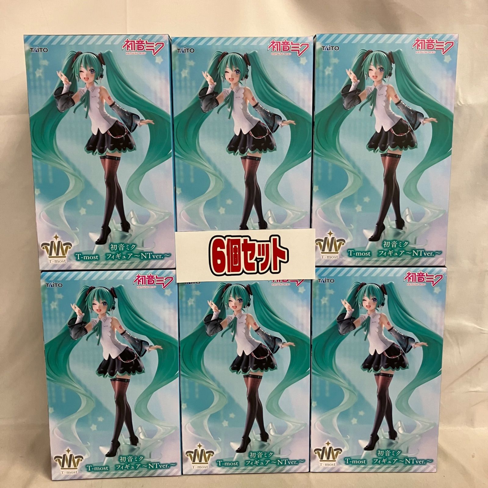 未開封 初音ミク T-most NT フィギュア 6個セット 箱ダメージあり