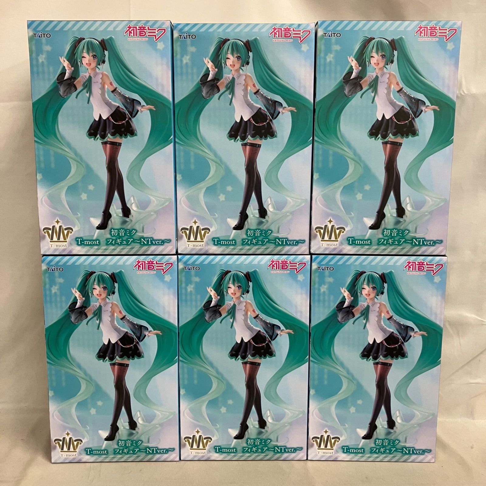未開封 初音ミク T-most NT フィギュア 6個セット 箱ダメージあり