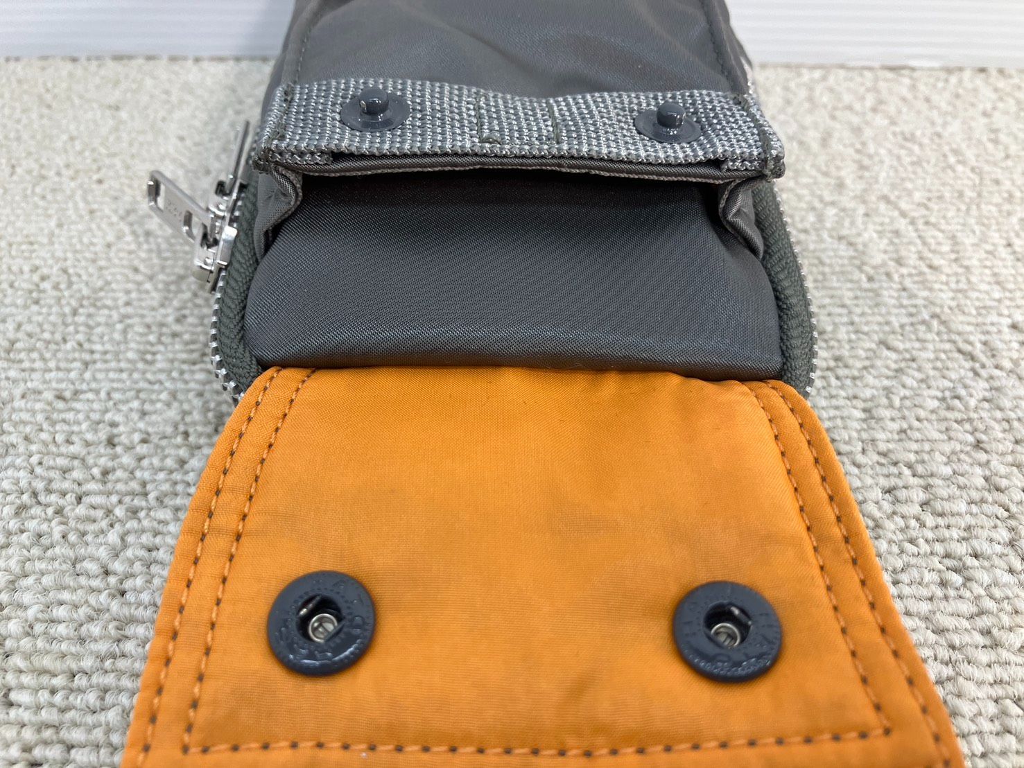 極美品】廃盤 レア！ PORTER タンカー ポーチ シルバーグレー 吉田