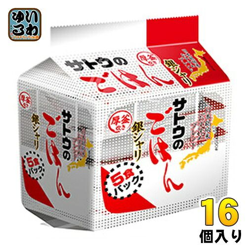 サトウのごはん 銀シャリ 200g×5食×16個入 - メルカリ