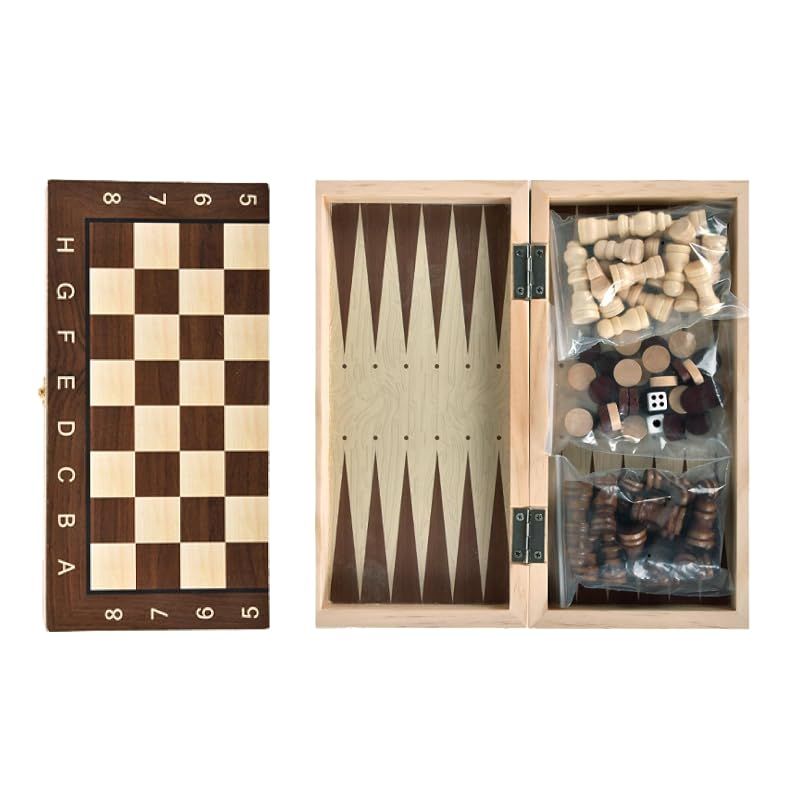 新品】 EdisonBrain ボードゲーム バックギャモン チェス チェッカー