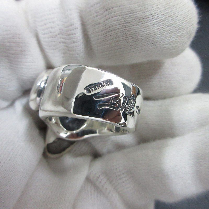 ビルウォールレザー Bill Wall Leather 19号 Ram Good Luck Skull Ring