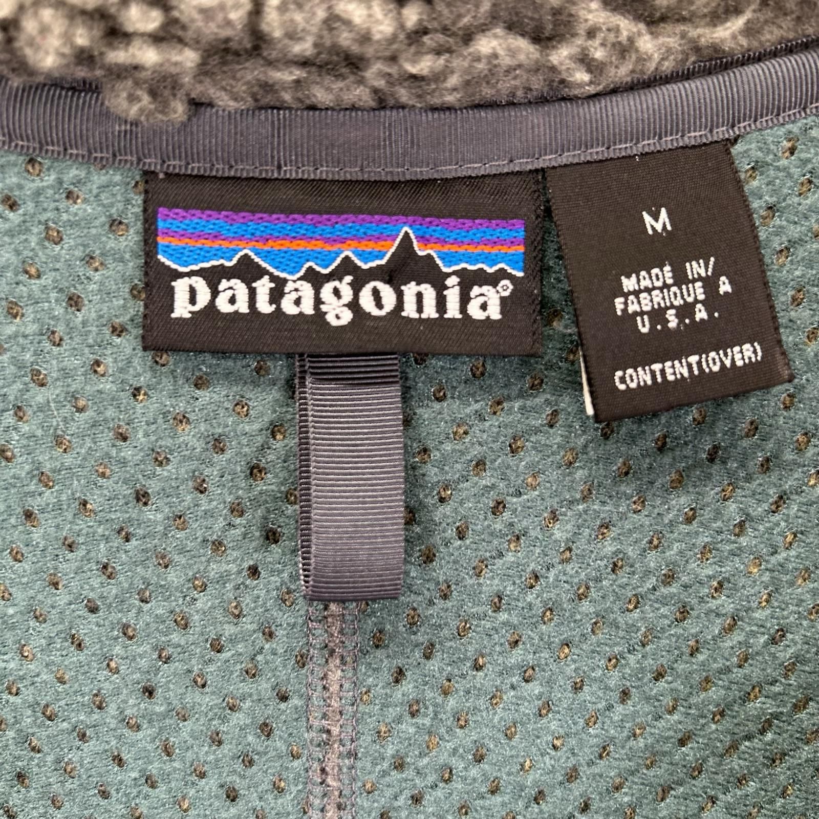Patagonia　パタゴニア　02年製 23024 グレー USA製 クラシックレトロカーディガン　M