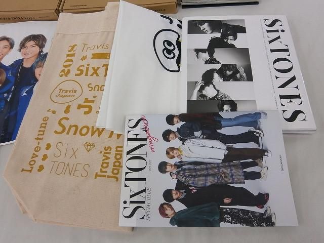 SixTONES うちわ カレンダー ショッピングバッグ 等 グッズセット