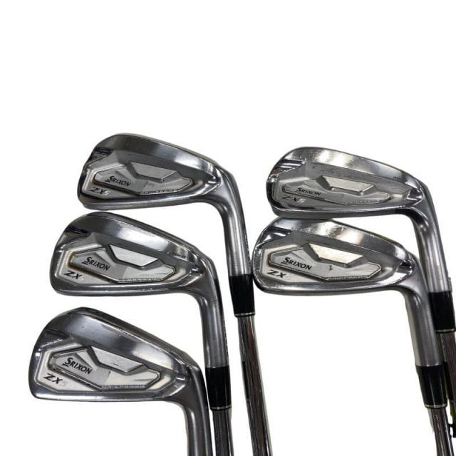 【中古】 ダンロップ SRIXON ZX5 Mk II 6S アイアンセット IR スリクソン 純正特注シャフト (フレックスS) メンズ 男性用 右利き 右用 Cランク ゴルフクラブ