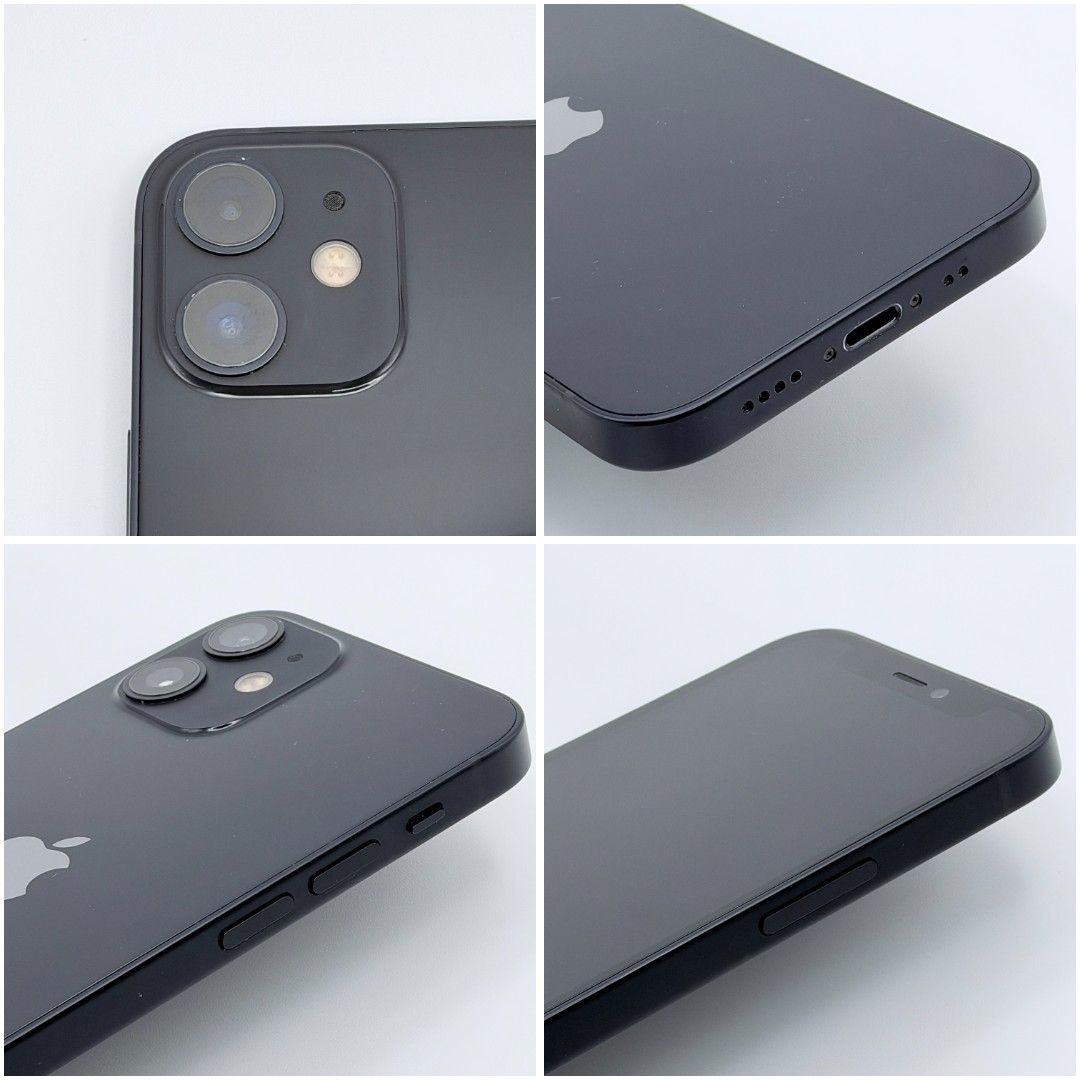 新品バッテリー交換済】iPhone 12 mini 128GB ブラック SIMフリー