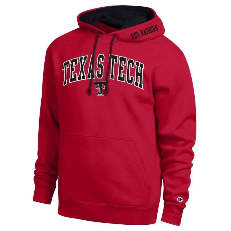チャンピオン メンズ トップス Tシャツ パーカー Mens Champion Red Texas Tech Red Raiders Arch Tackle Twill Hoodie Txt Red 12,226円