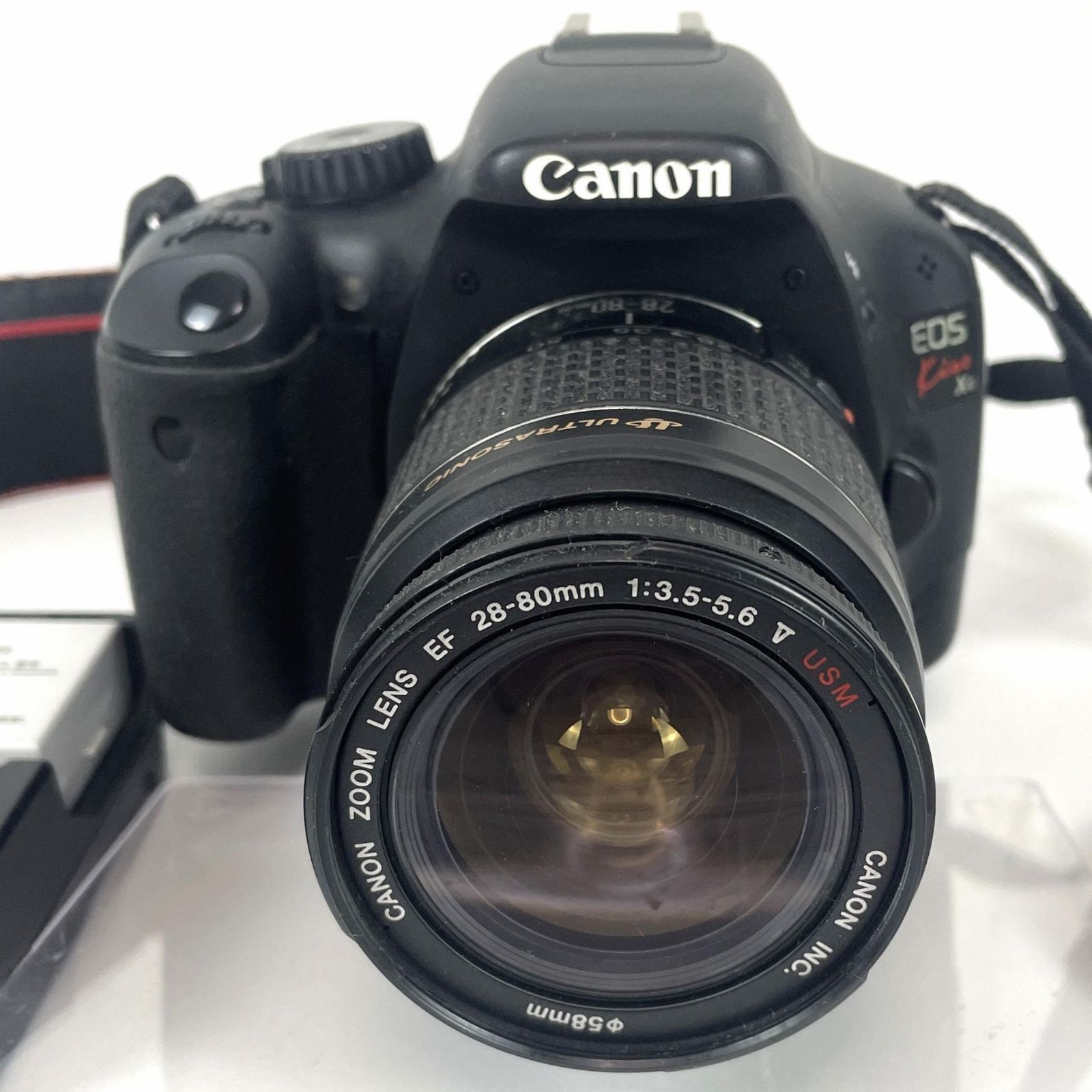 Canon EOS Kiss X4 一眼レフ 28-80mm 三脚・LEDライト付 撮影セット