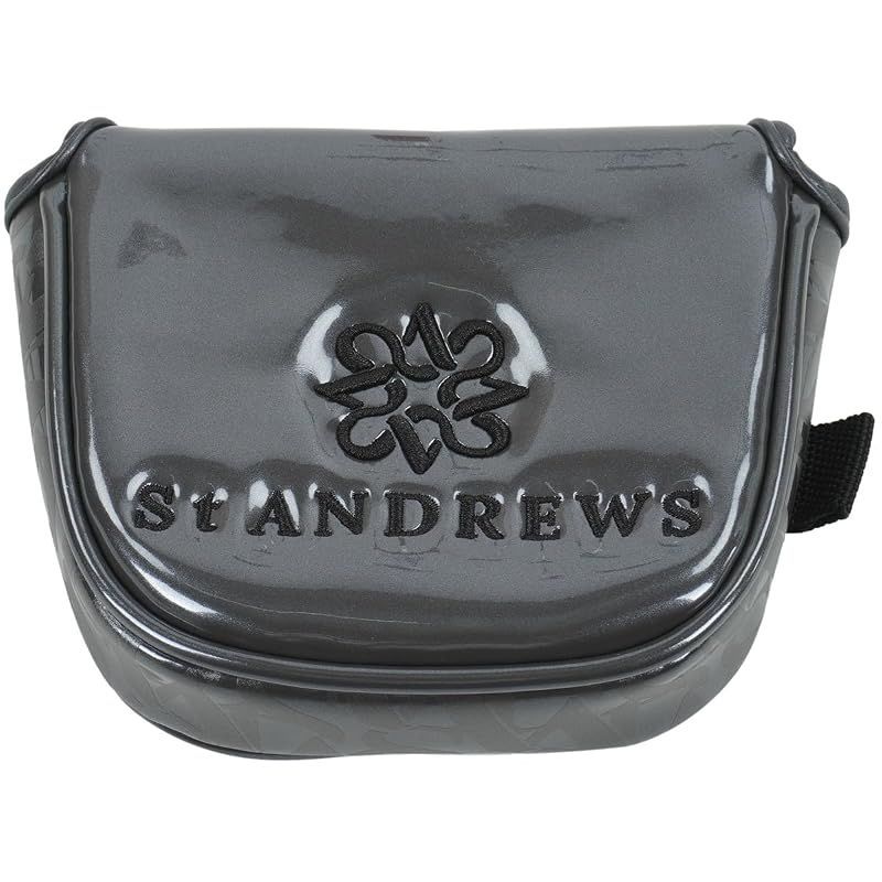 【新品】 [セントアンドリュース] [ユニセックス] [継続定番商品] マレット用 パターカバー STA ロゴエナメル マレットタイプ用 パターカバー / 042-3984815 020_ガンメタリック FR