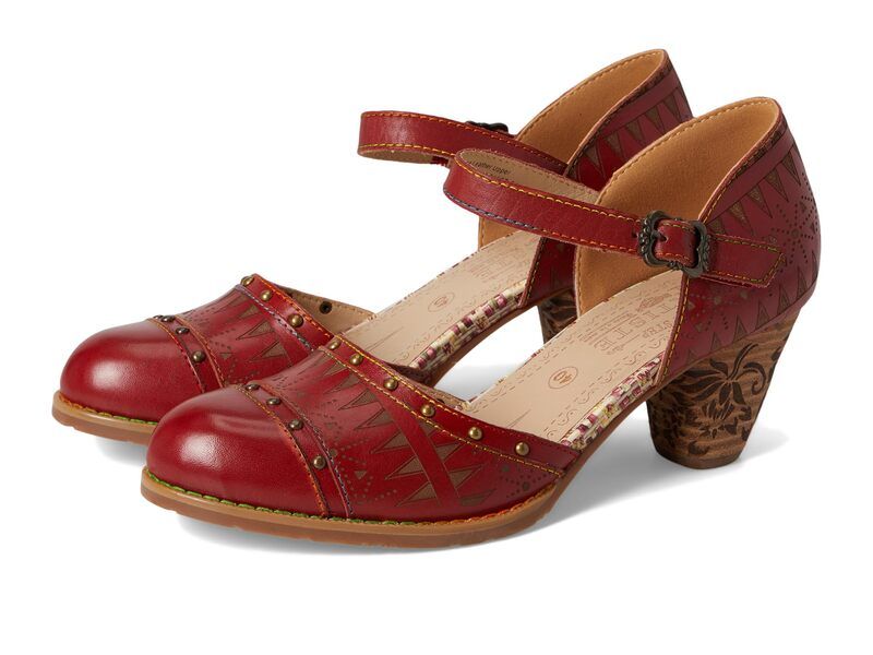 スプリングステップ レディース シューズ ヒール Lartiste By Spring Step Niobella Rust ラスト
