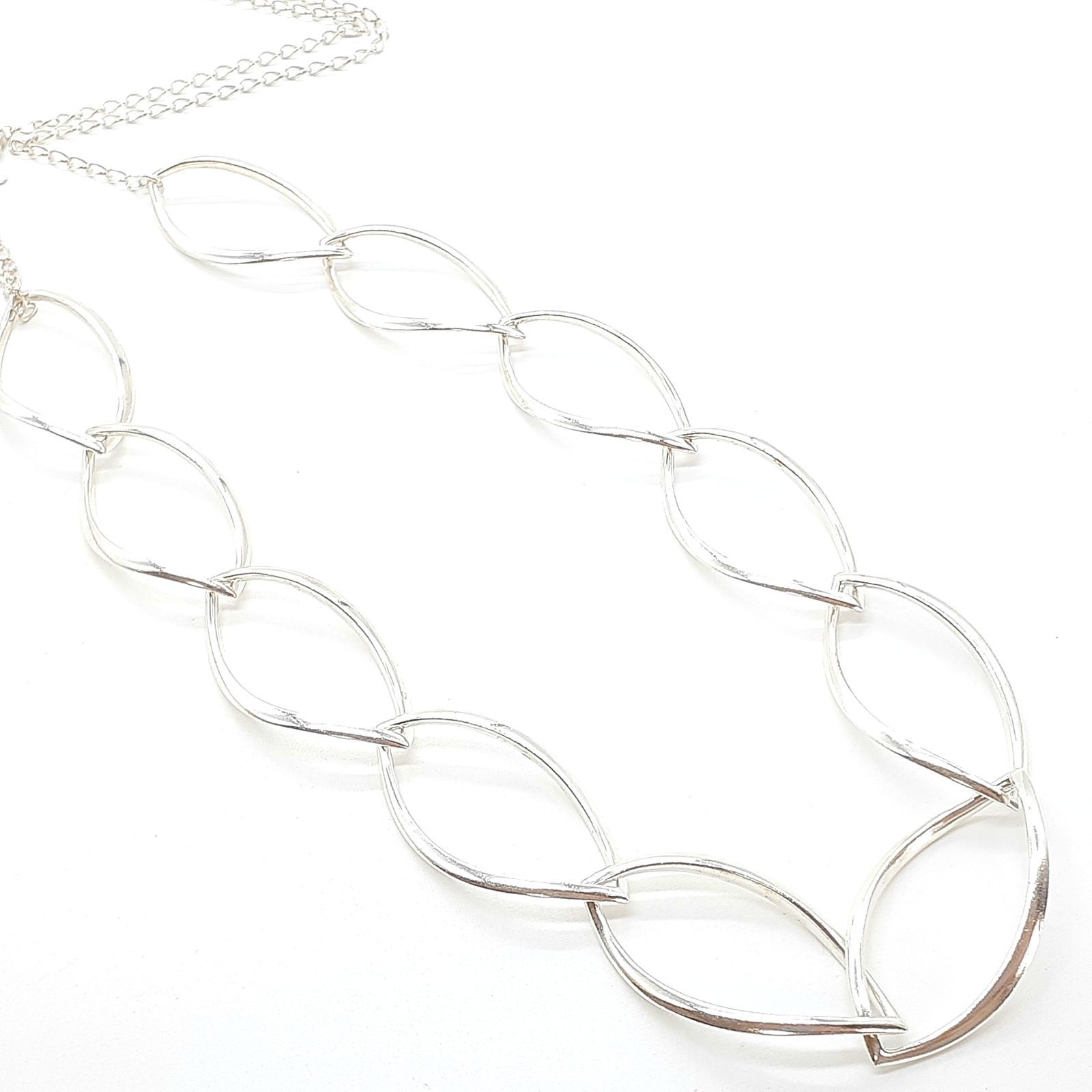 MISTY ミスティ ネックレス シルバー SILVER 925 リーフ リンク