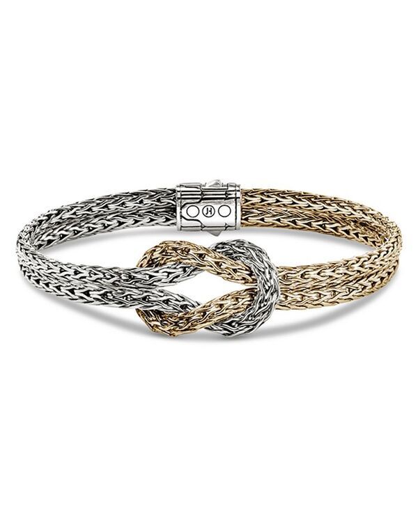 ジョン・ハーディー レディース アクセサリー ブレスレット・バングル・アンクレット JOHN HARDY 14K Yellow Gold Sterling Silver Love Knot Woven 160,400円
