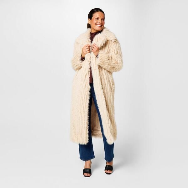 ビバ レディース アウター ジャケット・ブルゾン コート Biba Womens Clipped Longline Faux Fur Long Sleeve ButtonUp Coat Cream ク 17,985円