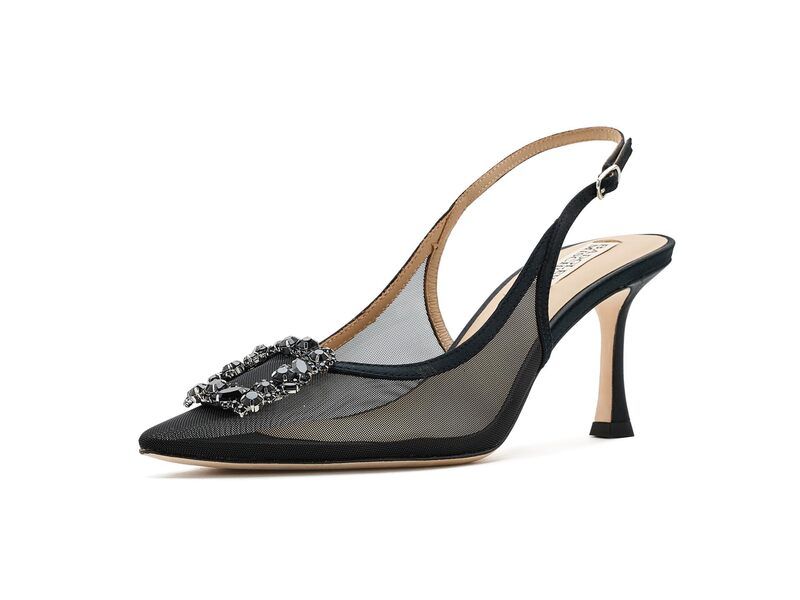 バッジェリーミシュカ レディース シューズ ヒール Badgley Mischka Yuta Black Satin ブラック 41,470円