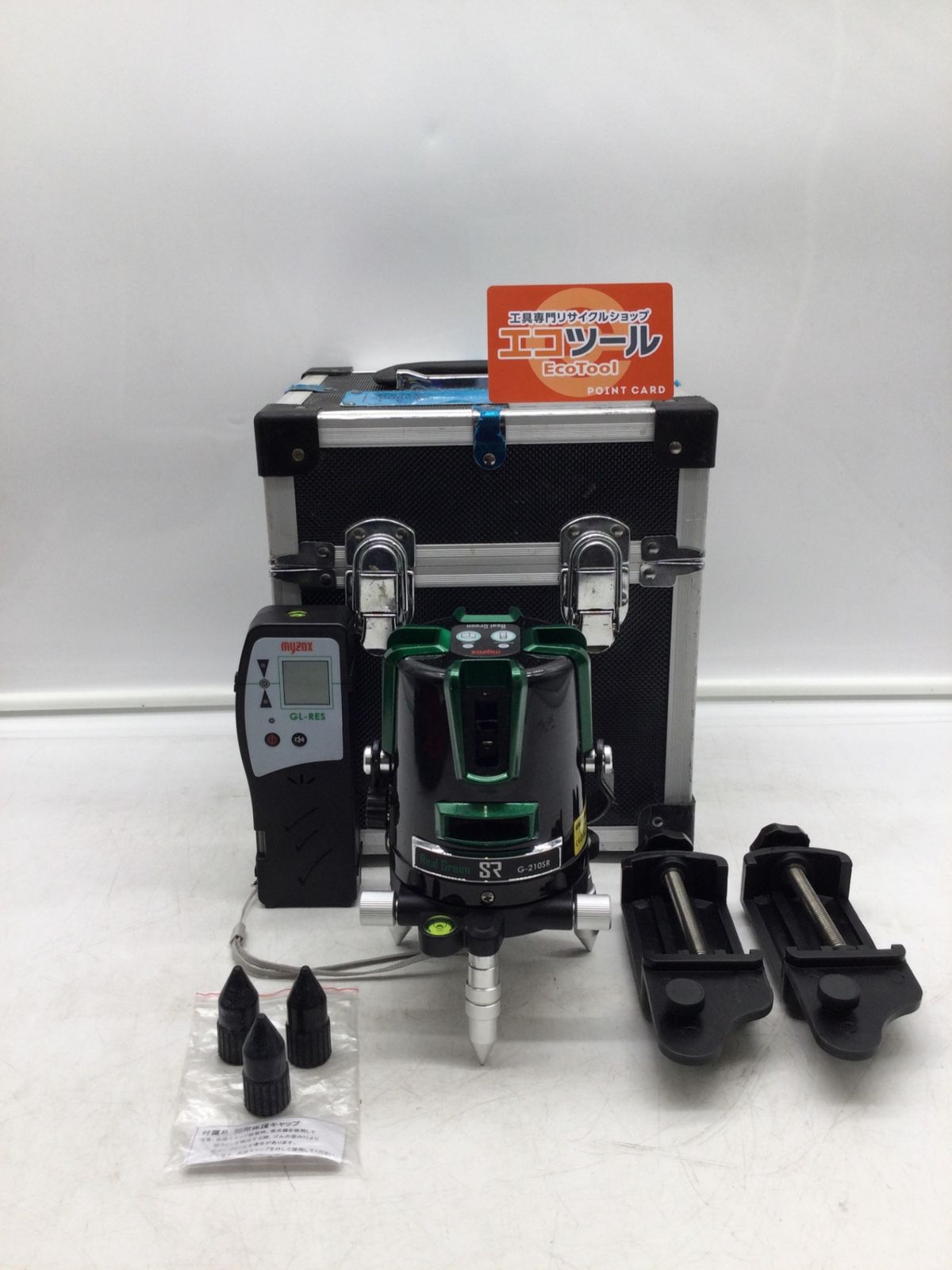 【中古品】マイゾックス G-210SR ☆ グリーンレーザー墨出器 [IT_9QNHE][岡イ][M04]