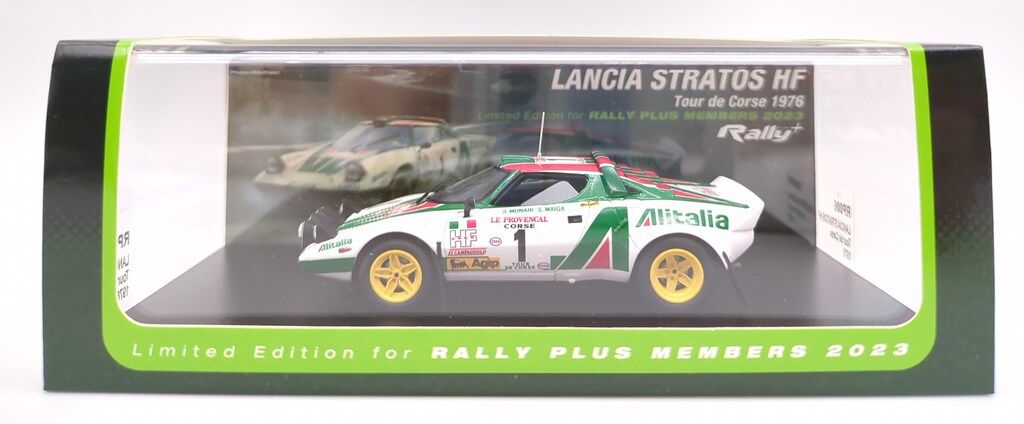 MINIMAX 1/43 SparkModel LANCIA STRATOS HF #1 Tour de Corse 1976 RP006