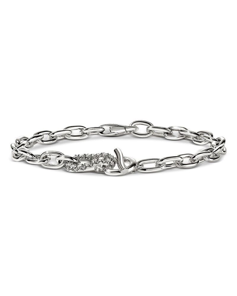 ジョン・ハーディー レディース アクセサリー ブレスレット・バングル・アンクレット JOHN HARDY Sterling Silver Surf Diamond Chain Link Bracele 260,460円