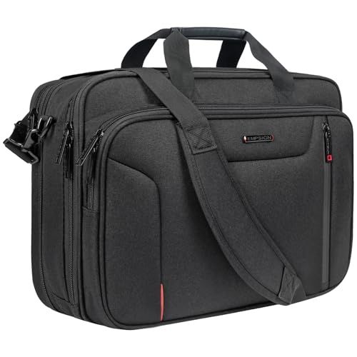 [EMPSIGN] ビジネスバッグ 17.3インチPC対応 ラップトップバッグ メンズ PCバッグ 黒/赤ym 6b2e2d54 7,699円