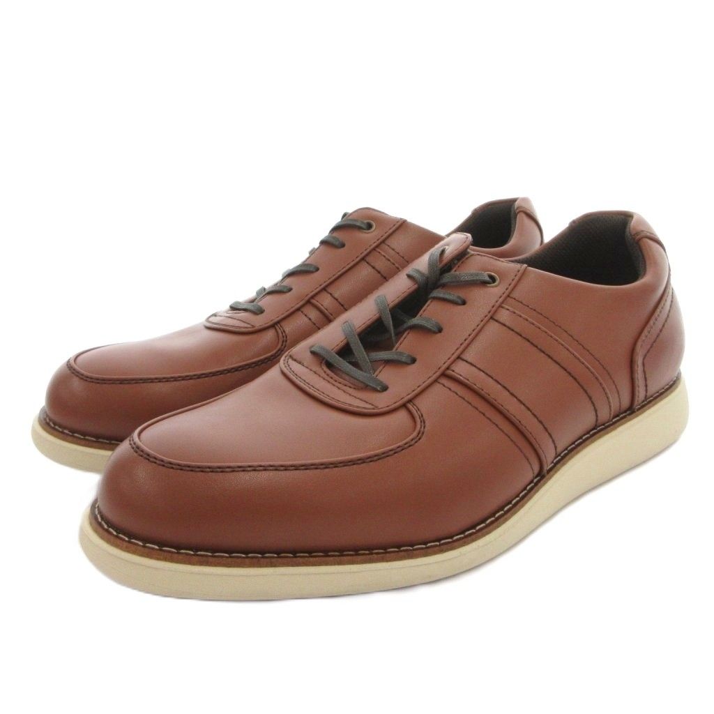 Patrick Cox tagged casual shoes, lace-up, 26.5, brown, 86001 /FF