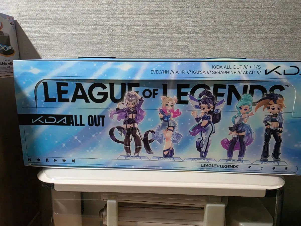 開封のみ リーグ・オブ・レジェンド KDA ALL OUT フィギュアセット(5種)