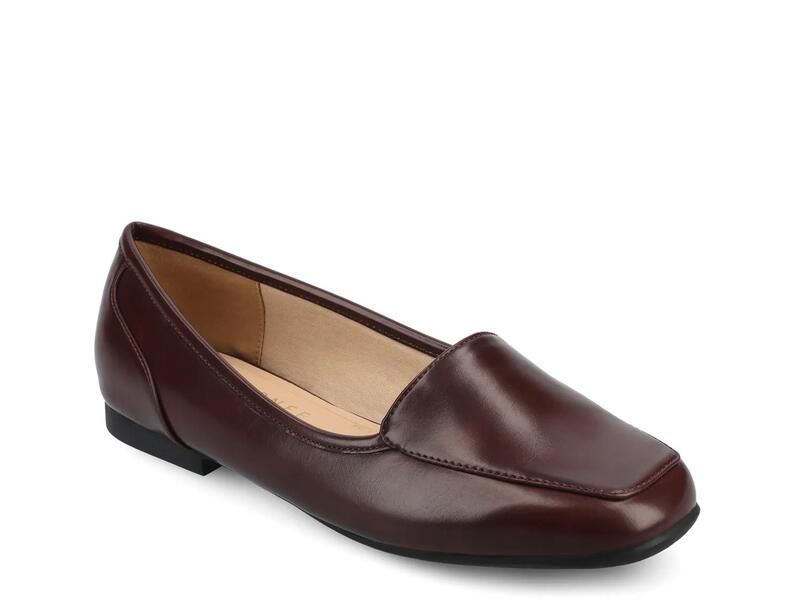 ジャーニー レディース シューズ パンプス JourneeNoelia Flat Burgundy バーガンディ