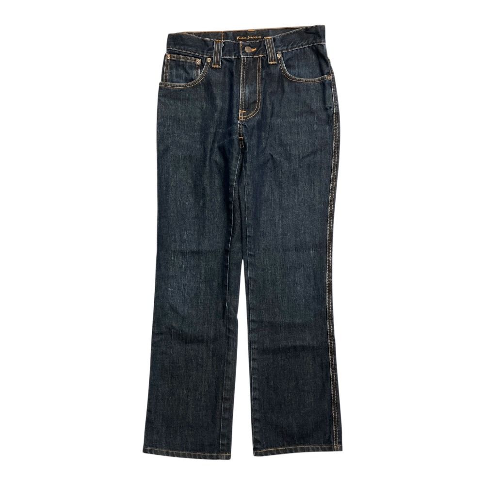 美品 Nudie Jeans ヌーディージーンズ SLIM JIM スリムジム デニム パンツ スリムフィット ストレート W30/L32 インディゴブルー メンズ 古着 中古 USED