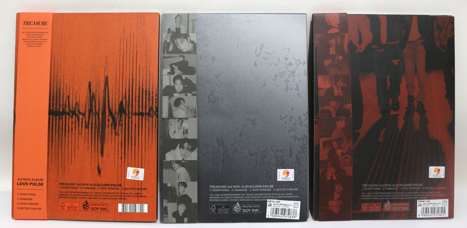 TREASURE / LOVE PULSE 3-Version Set ‐ Mercari Japan: Shop from Japan