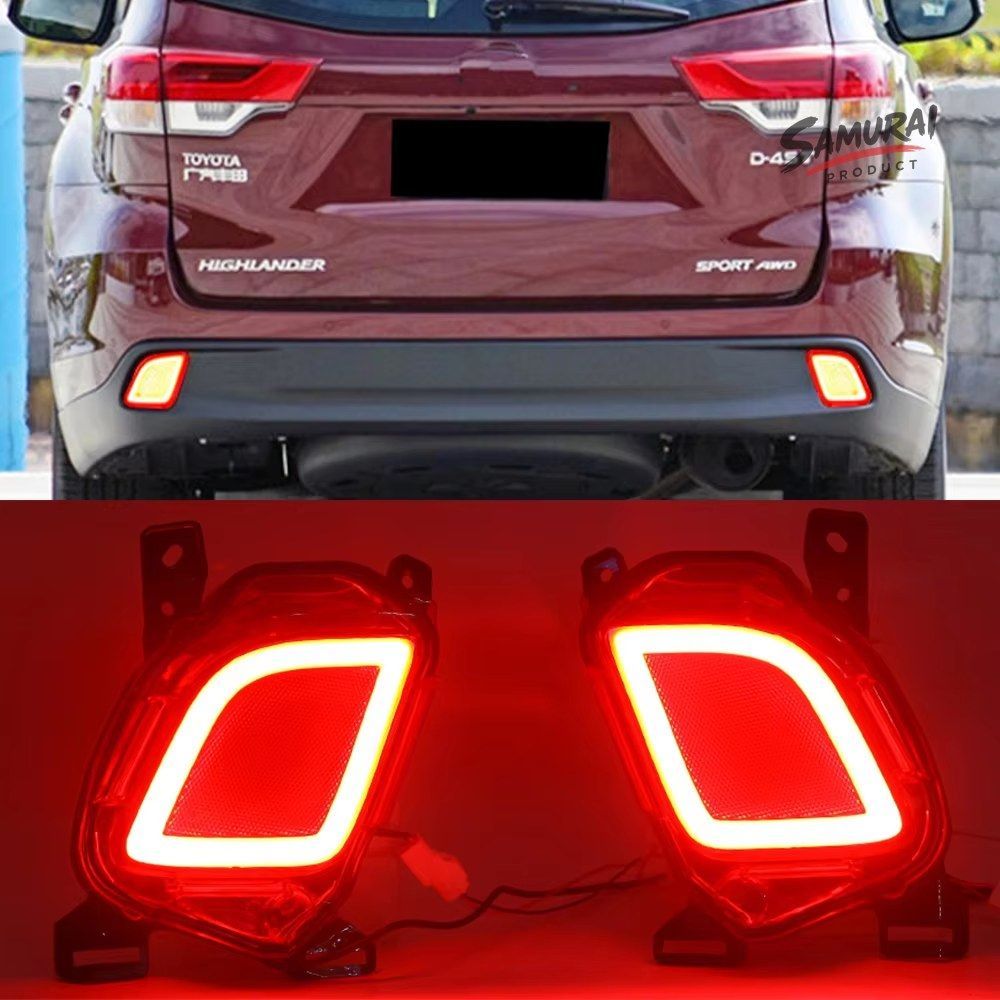 トヨタ ハイランダー 2015 - 19 用リフレクターLEDリアバンパーライトフォグランプブレーキライトウインカー 1ペア 9,810円