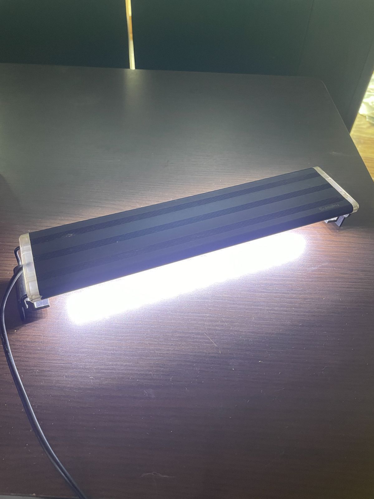 水作 水槽用LEDライト ブラック スライドステー付き 点灯確認済み