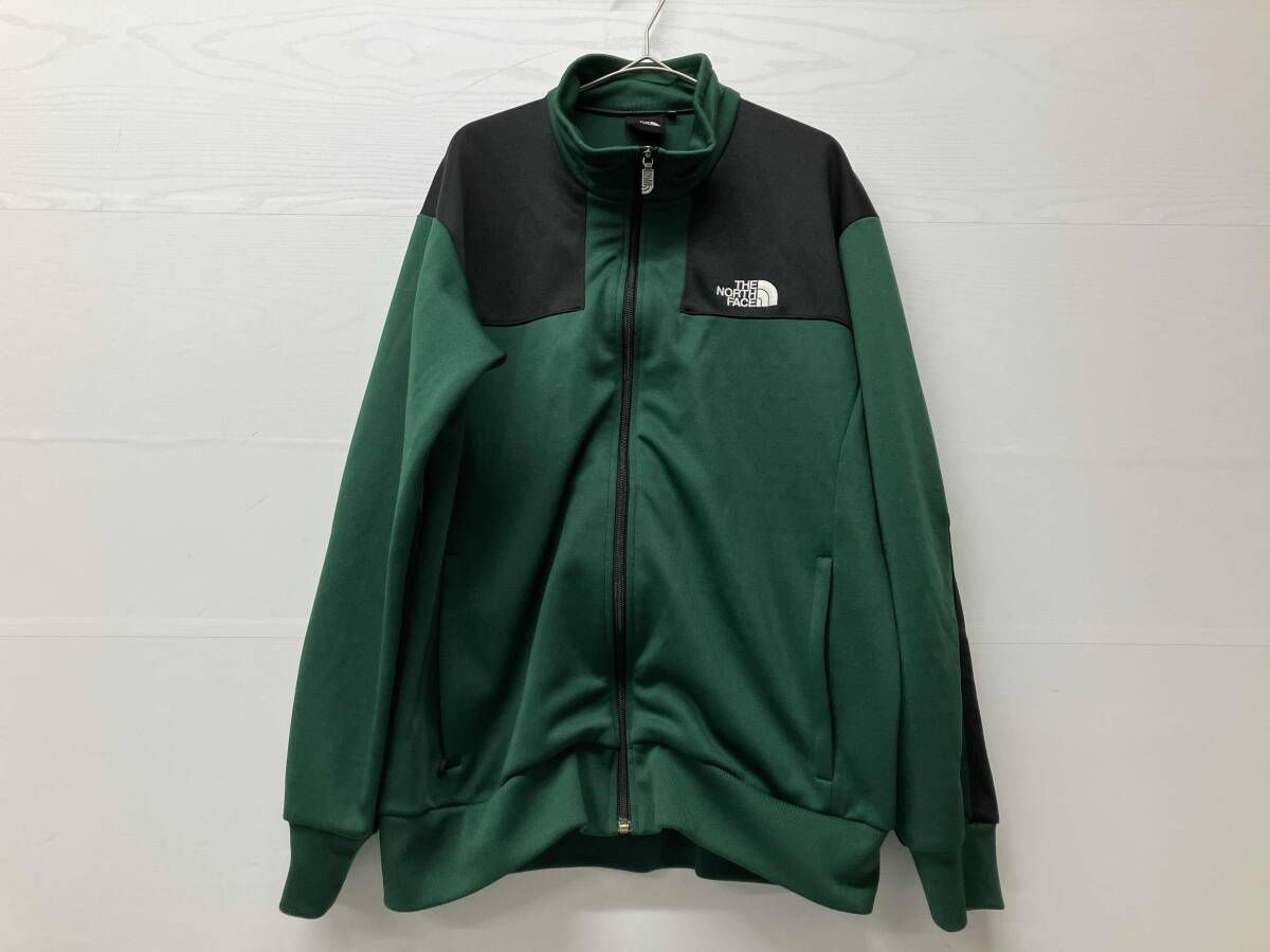 THE NORTH FACE NT61950 ジャージ ジャケット Jersey Jacket ザ・ノースフェイス ナイトグリーン ブラック サイズ:XL 通年