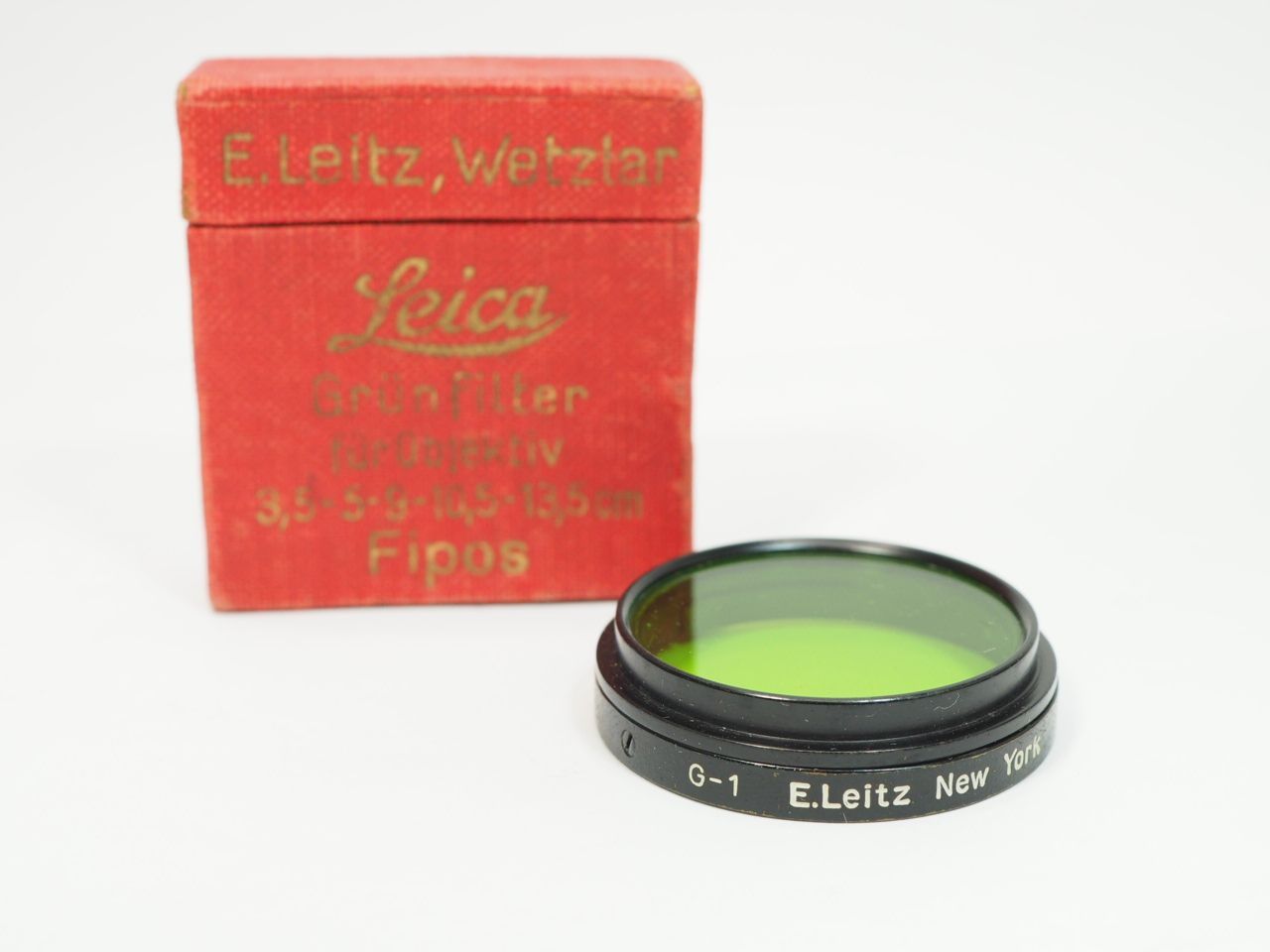LELEIC E.LEITZ WETZLAR G1 A36 かぶせ式 G-1 グリーン フィルター 箱