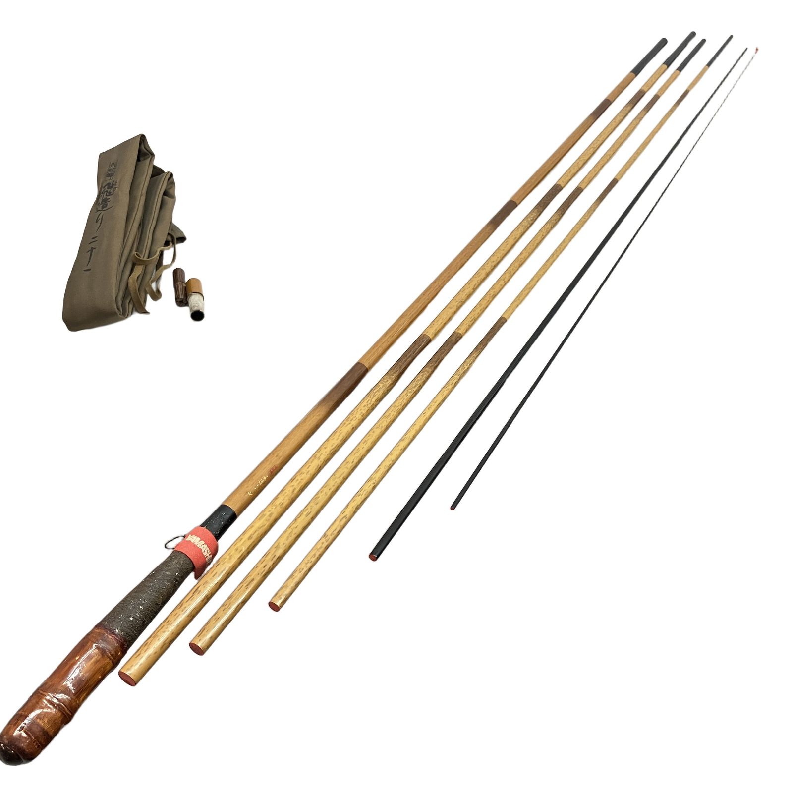 SHIMANO 朱紋峰 飛造り 21尺 釣具 釣竿 和竿 シマノ 中古 C11526311 13,348円