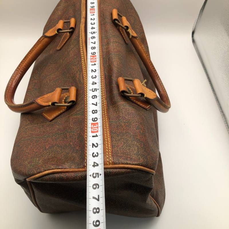 タ ETRO エトロ ヴィンテージ ペイズリー柄 ボストンバッグ