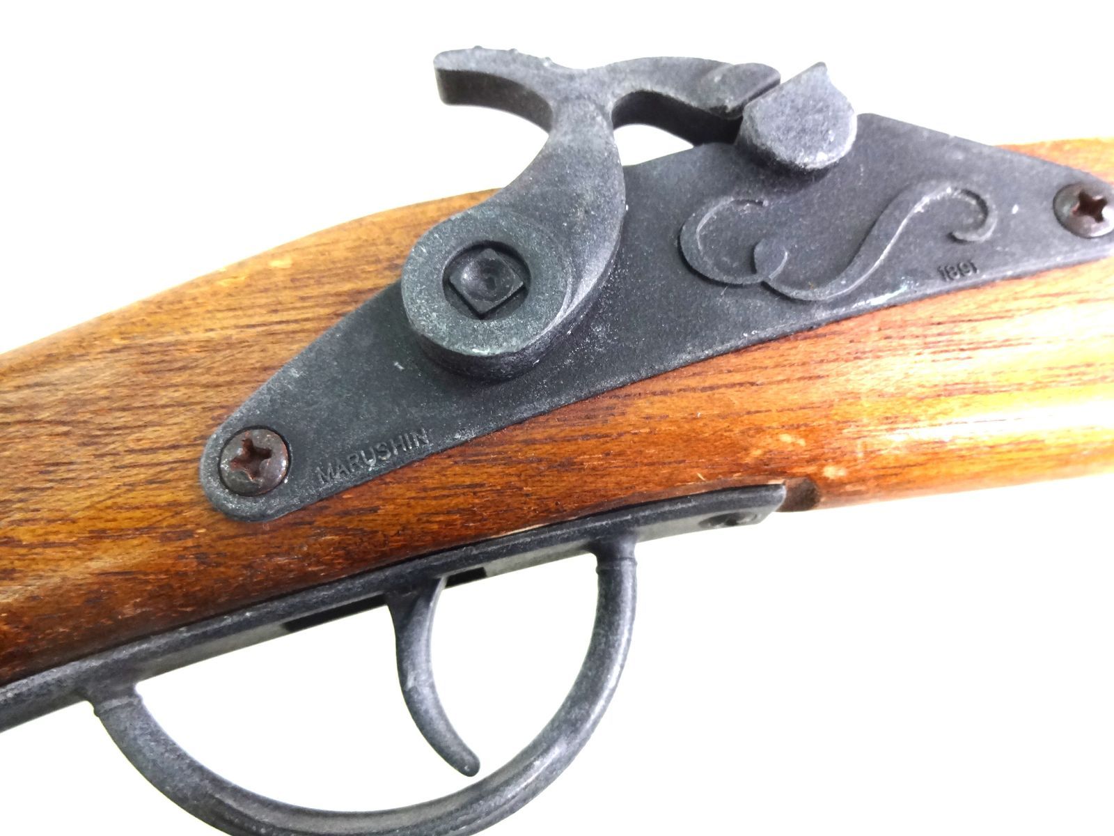 MARUSHIN 古式銃 ライフル 1891 ストック木製 引き金撃鉄動作確認済