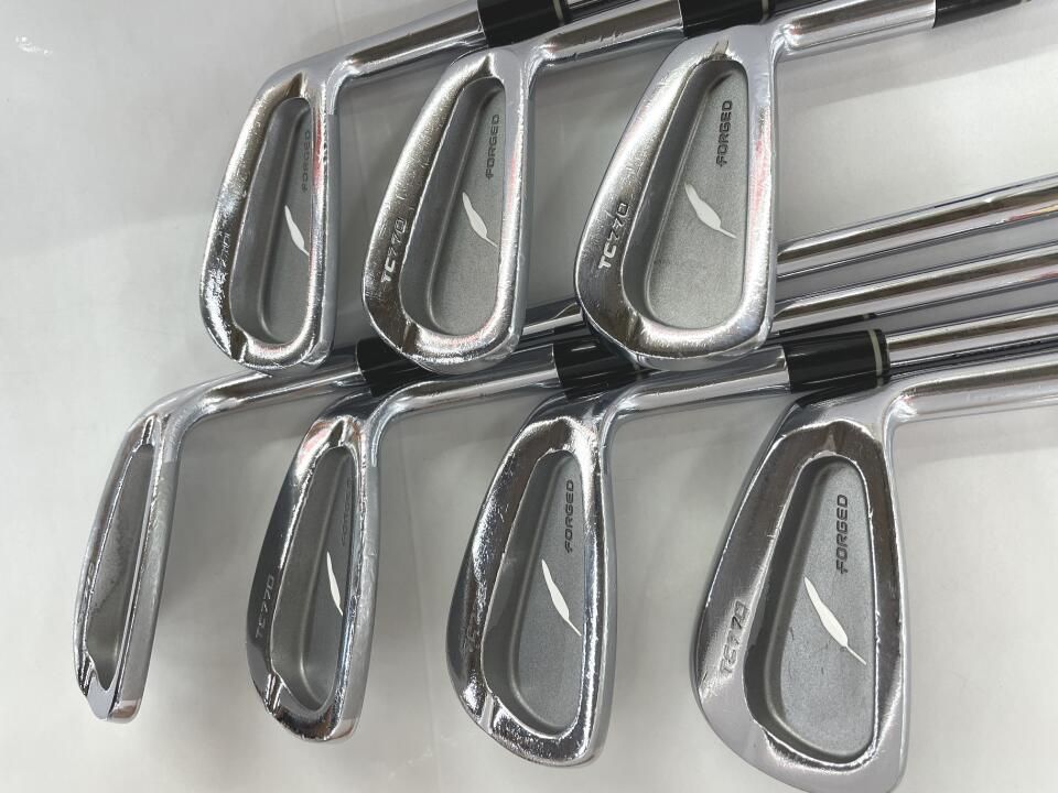 フォーティーン TC-770 FORGED 4-P 7本 NS950 S 美品 フォーティーン TC-770 フォージド NSプロ950GH Sフレックス アイアン