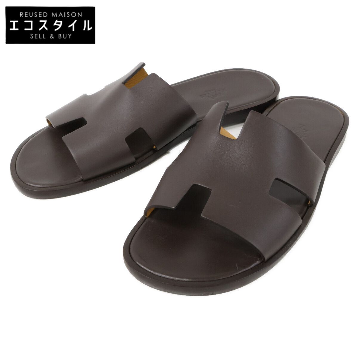 HERMES　エルメス　【美品】141ZH Izmir イズミール レザーサンダル　41