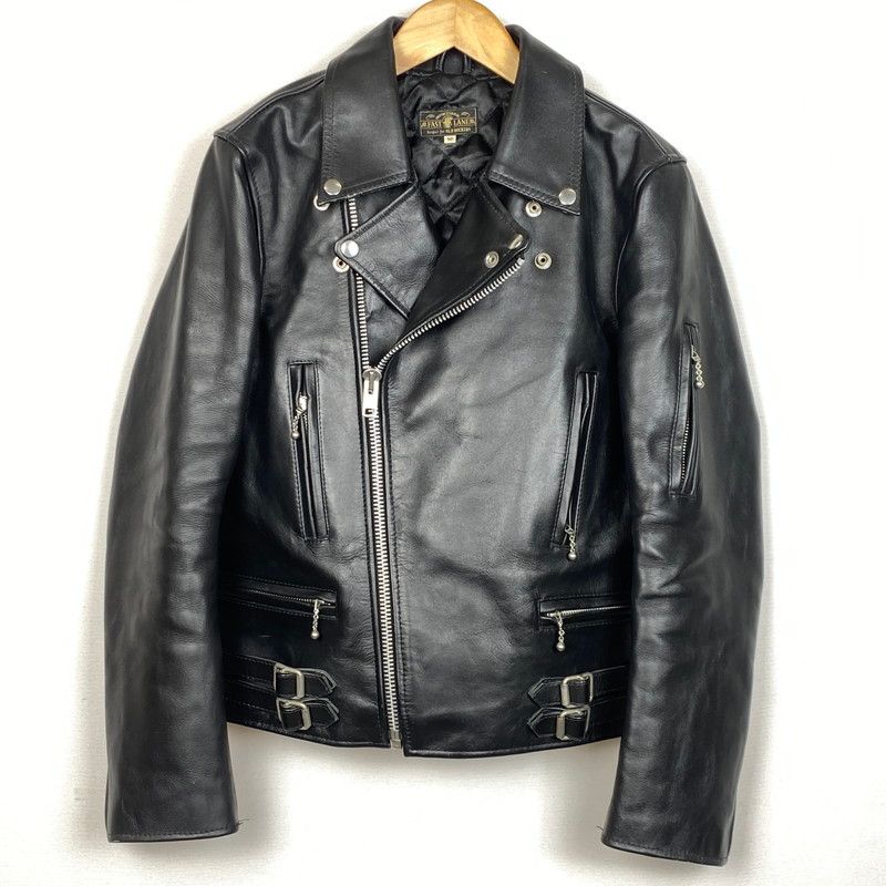 【中古品】 FAST LANE ファスト レイン COW LEATHER DOUBLERIDERS 牛革 ダブルライダース アウター 【147-261019-sa-01-teih】