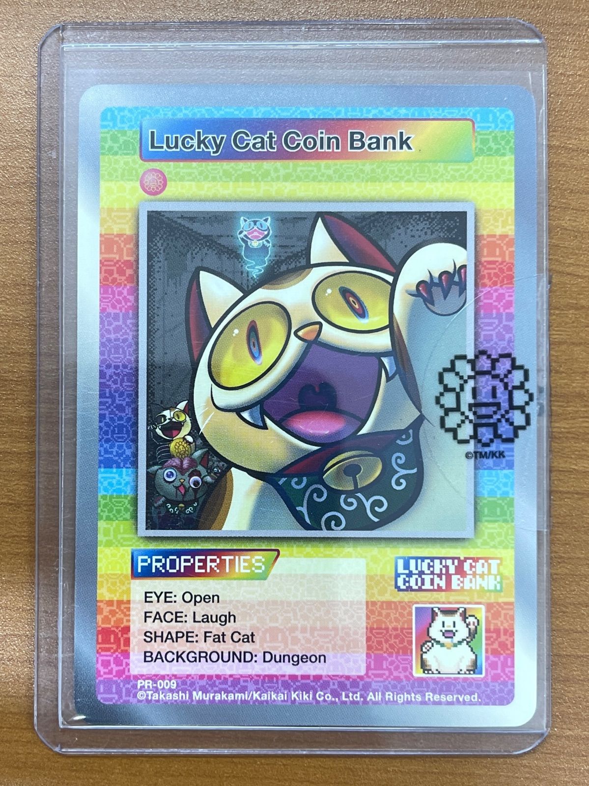 ローダー未開封 テープ付き Lucky Cat Coin Bank プロモ PR-009 村上隆