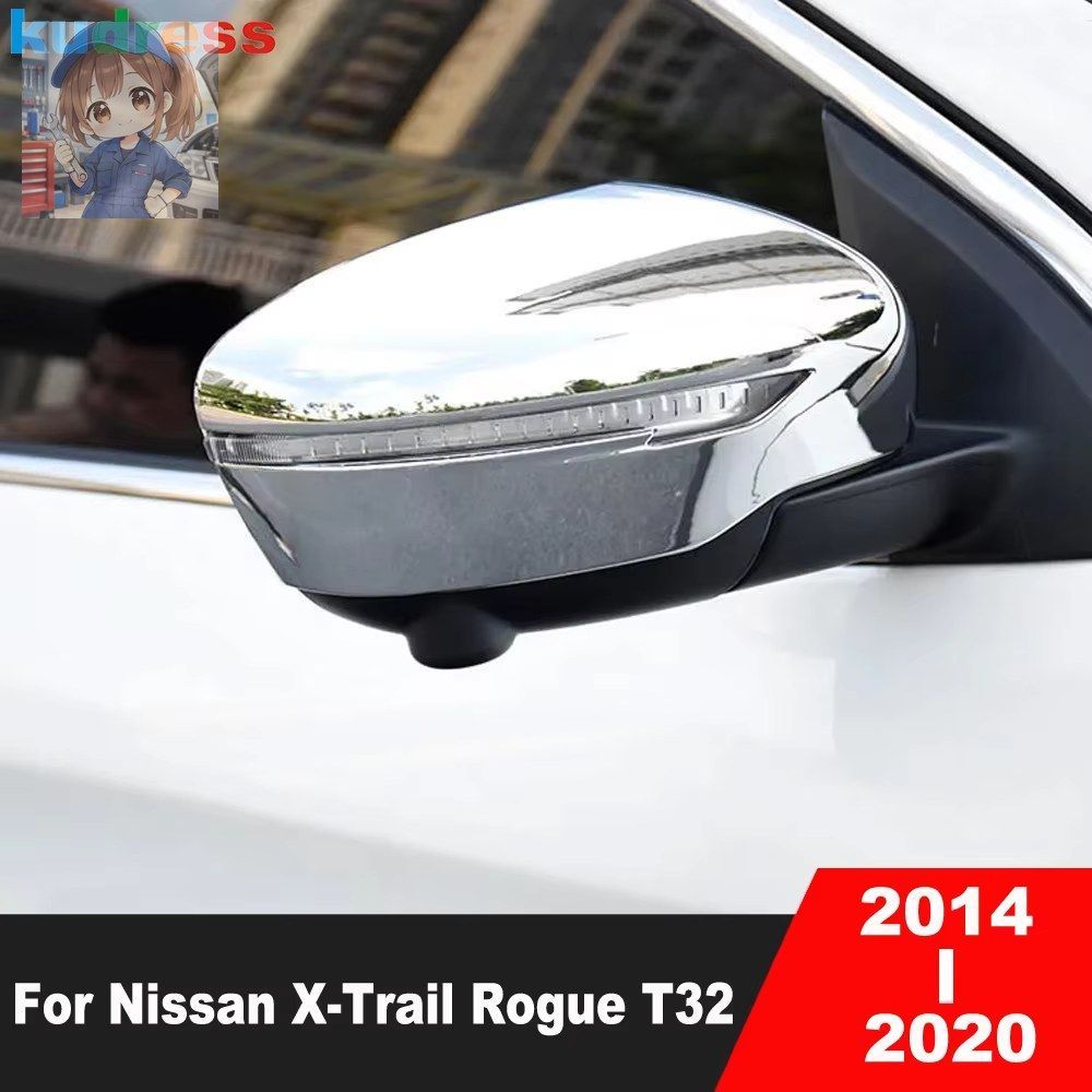 日産 エクストレイル ローグ T32 2014-2018 2019 2020 クローム 車用カバー トリム サイドウイングミラーキャップ オーバーレイ 10,789円