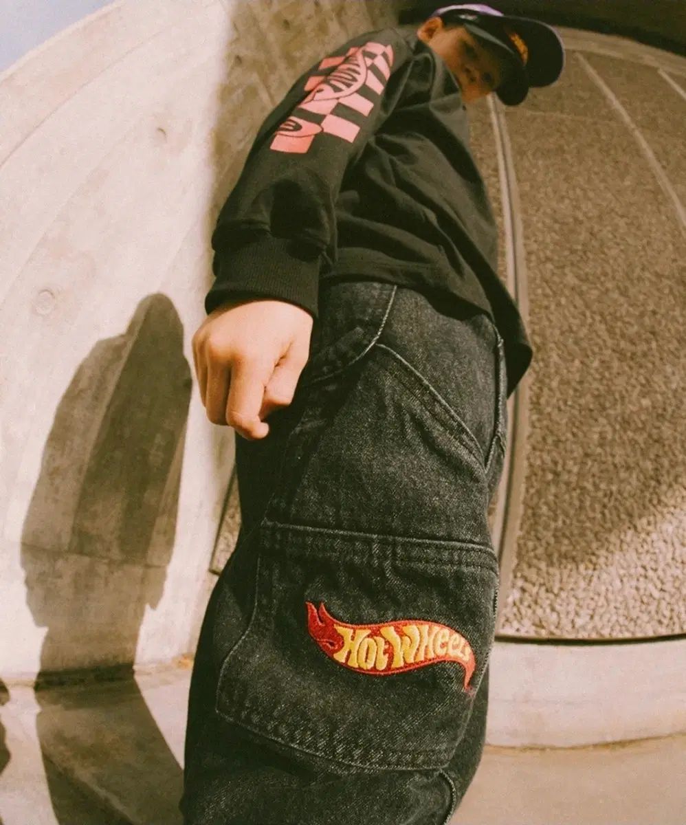 HIRO x Hot Wheels カーペンター デニム パンツ(160)