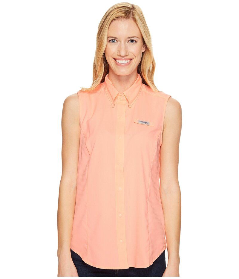 コロンビア レディース トップス シャツ ノースリーブ Columbia PFG Tamiami Sleevelesshirtiki Pink ピンク 13,480円