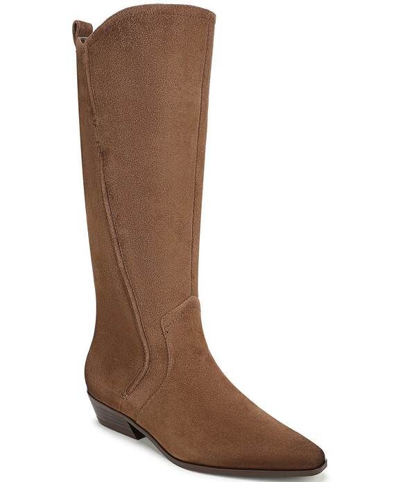 ナチュライザー レディース シューズ ブーツ・レインブーツ トール スエード Naturalizer 27 EDIT Brooke Suede Tall Western Bootsmoked Mapl